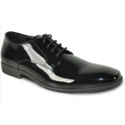 VANGELO Men Dress Shoe TUX-12 Oxford Formal Tuxedo for Prom & Wedding Black Patent - Wide Width Available